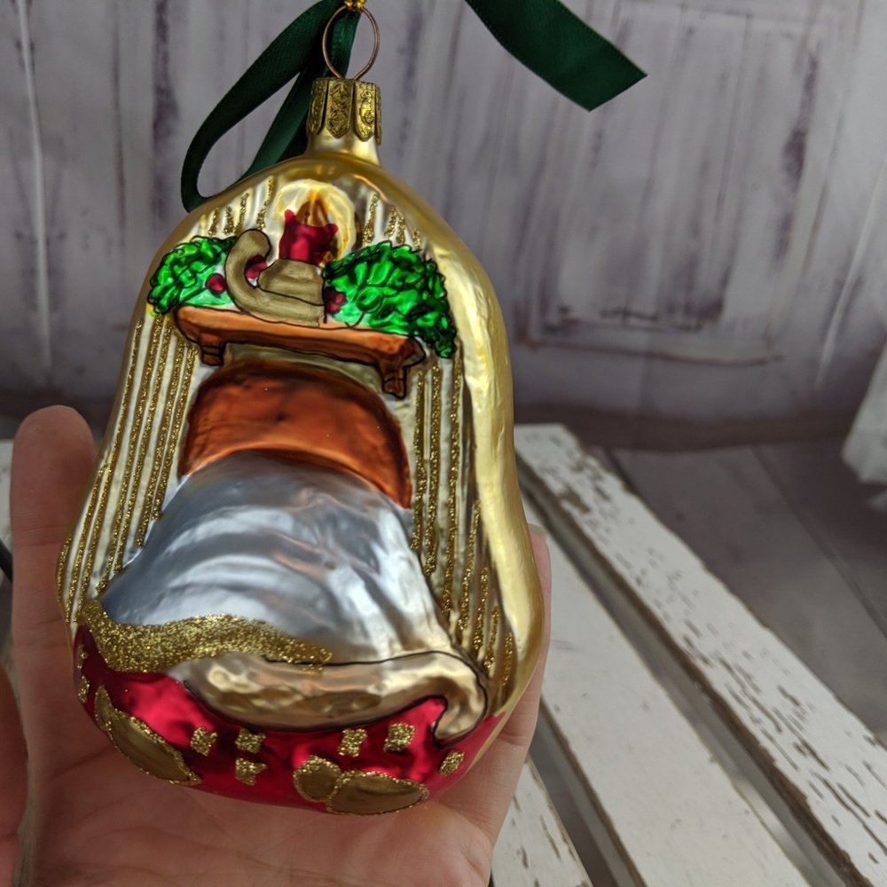 Waterford mouse wreath sleeping xmas ornament not - Picture 7 of 7